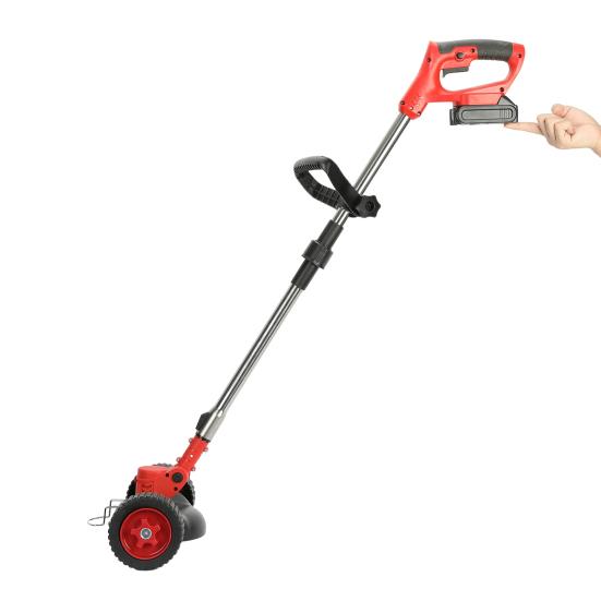 24V 2000mAh Batterijvoeding Oplaadbare Telescopische Stang D-Vormige Handgreep Grastrimmer Snoerloos Elektrisch Onkruid Gazon Eter Kantensnijder