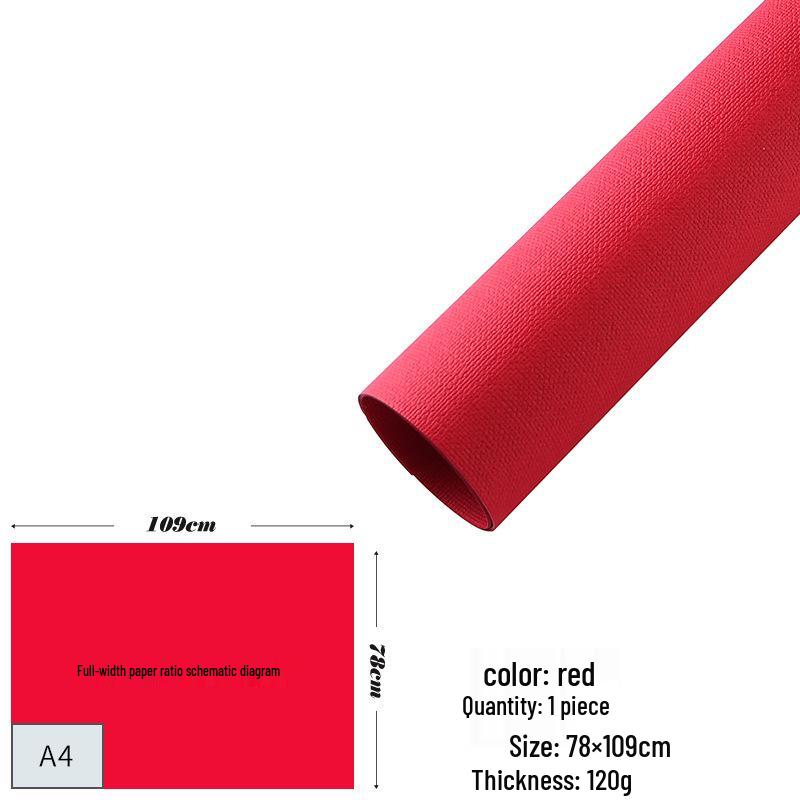 Linen Textured Wrapping Paper for Gifts - Solid Color for Holidays, Birthdays, and Photo Frame Decoration