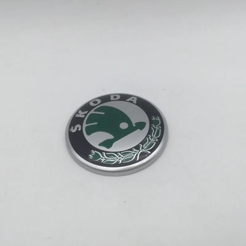 2025 New 1pcs 3D 42mm 43mm Car Emblem Steering Wheel Center Badge Sticker Decal Styling Auto Accessories For Skoda