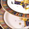 European Style Double Layer Dessert and Fruit Plate for Afternoon Tea