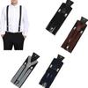 1 Pcs Fashion Women Men Unisex Clip On Braces Elastic Slim Suspender Y Back Suspenders Male Pants