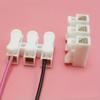 10pcs White No Solding Welding Quick 3P Cable Wire Connector No Screw Terminal  Block Spring Clamp