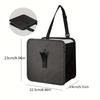 Foldable Car Trash Bin Storage Box, Seat Back Storage Box, Large Capacity Car Suspension Waterproof and Leak Proof Trash Bin Storage Bag