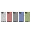 Für iPhone 16e Hülle iPhone 16e Hülle Luxus Waben Stoßfest TPU Rüstung PC Silikon Schutzhülle Handy Rückseite für iPhone 16e