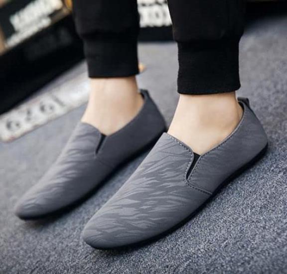 Aspersio Camouflage Design Laceless Casual Shoes for Driving Patterned Lightweight Outdoor Business Deck Office Elegant Thin Stays Stylish Shoes
