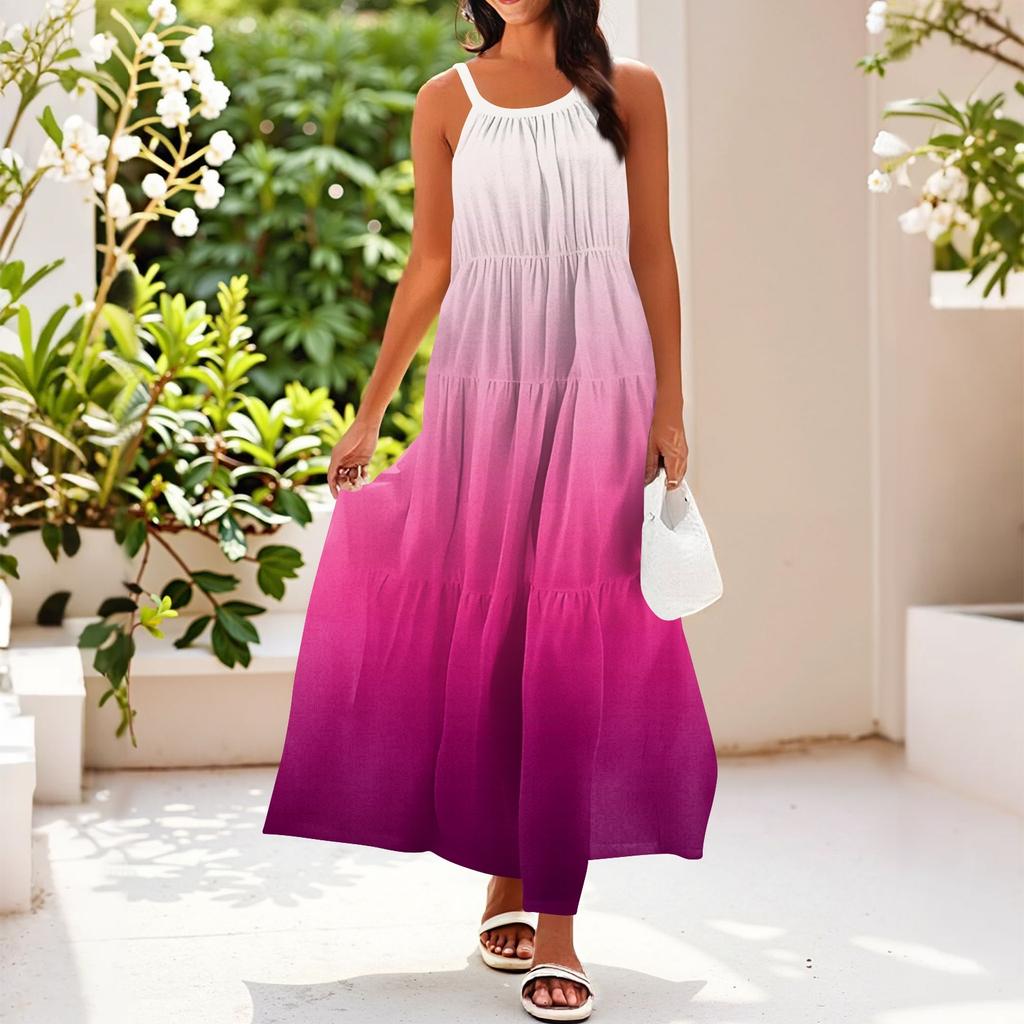 Women's Summer Casual Fashion Suspender Sleeveless Dress