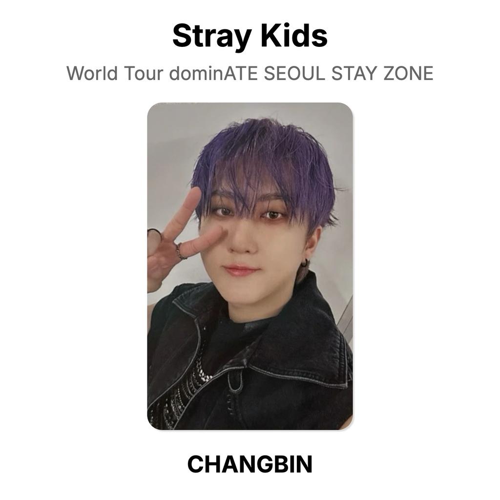 Stray Kids World Tour dominATE SEOUL STAY ZONE Official Photocard