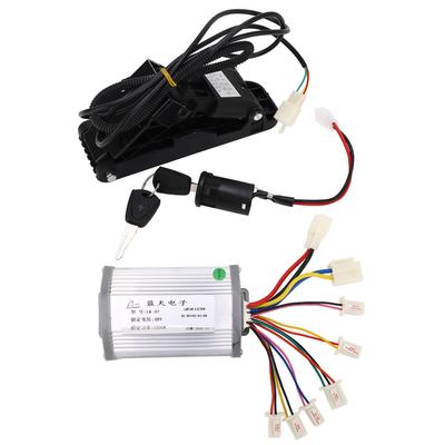 48V 1000W Bürstenmotor-Controller mit Fußgaspedal Elektrofahrräder Umbausatz für Elektroroller