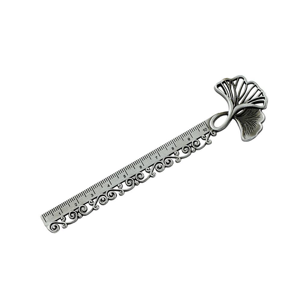 Ginkgo Leaf Bookmarks Metal Bookmarks Ruler Book Page Divider Appreciation Present for Teacher Student Book Lover Writer