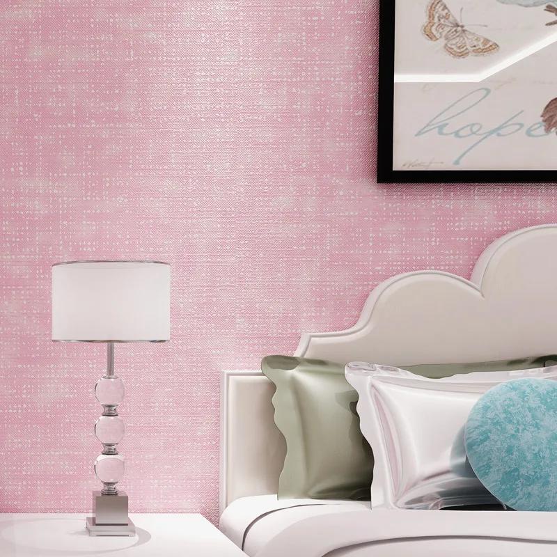 Vlieswandverkleidung Einfarbige Wandverkleidung Schaumstoff und Minimalistischer Stil Papel De Pared Tapete Für Wand Modern