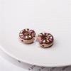 SW17 22mm Hand Painted Donut Acrylic Straight Hole Swimming Circle DIY Bracelet Clothes Beaded Accessories Phone Chain Materials