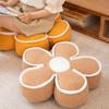 50cm 5-petal Flower Seat Cushion Stuffed Plant Colorful Plush Pillow Sofa Chair Decor Ladies Women Kids Fashion Gift