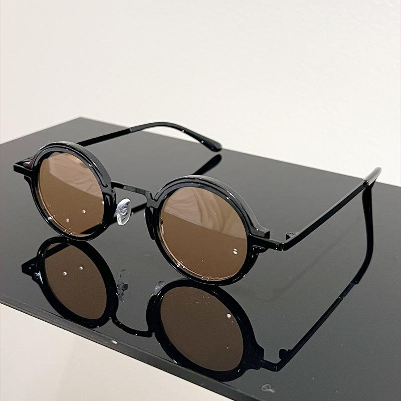 

Steampunk Vintage Round Sunglasses Women For Men 2026 Luxury Brand Designer Outdoor Driving Metal Hip Hop Sun Glasses UV400 As the picture