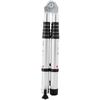 Telescoping Extension Ladder 12.5FT A-Shape w/ Stabilizer Bar for RV