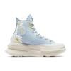 Converse Run Star Legacy Comfortable Versatile Durable High-Top Canvas Shoes Unisex Sneakers Blue Yellow A08111C