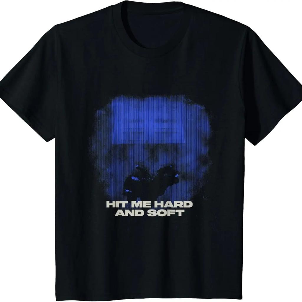 2026 T-shirt in Cotone Stampata Canzone WILDFOWER di Billie Eilish Abbigliamento Estivo Uomo e Donna Moda T-shirt Casual Regali per Fan