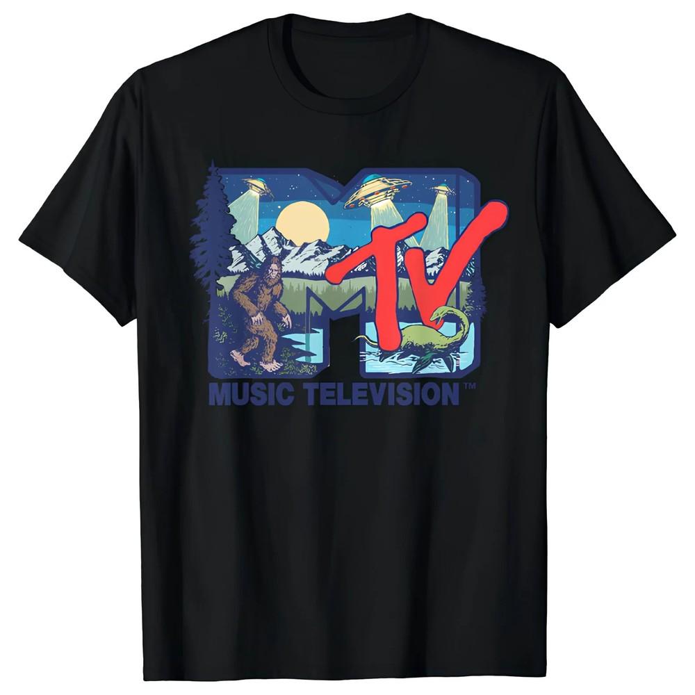Bigfoot Shirt MTV Cryptid Logo UFO Aliens Nessie T-Shirt Unisex T-Shirt XXL