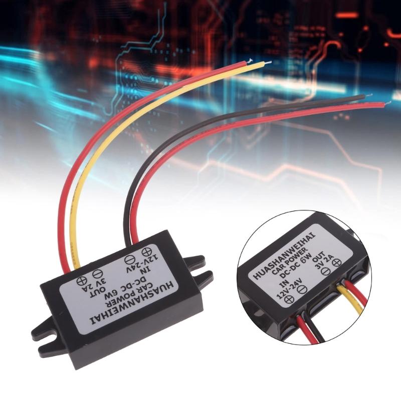 Buckk Converters 12V 24V to 3V 2A Voltages Stabilizers Regulator Automatic Buckk Step-down Powers Module