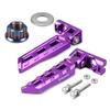 NICECNC For 2025 2024 Surron Light Bee X S L1E Surron Ebike Rear Stunt Pegs Chain Tensioner Adjuster Blocks Rear Axle Nut Kit