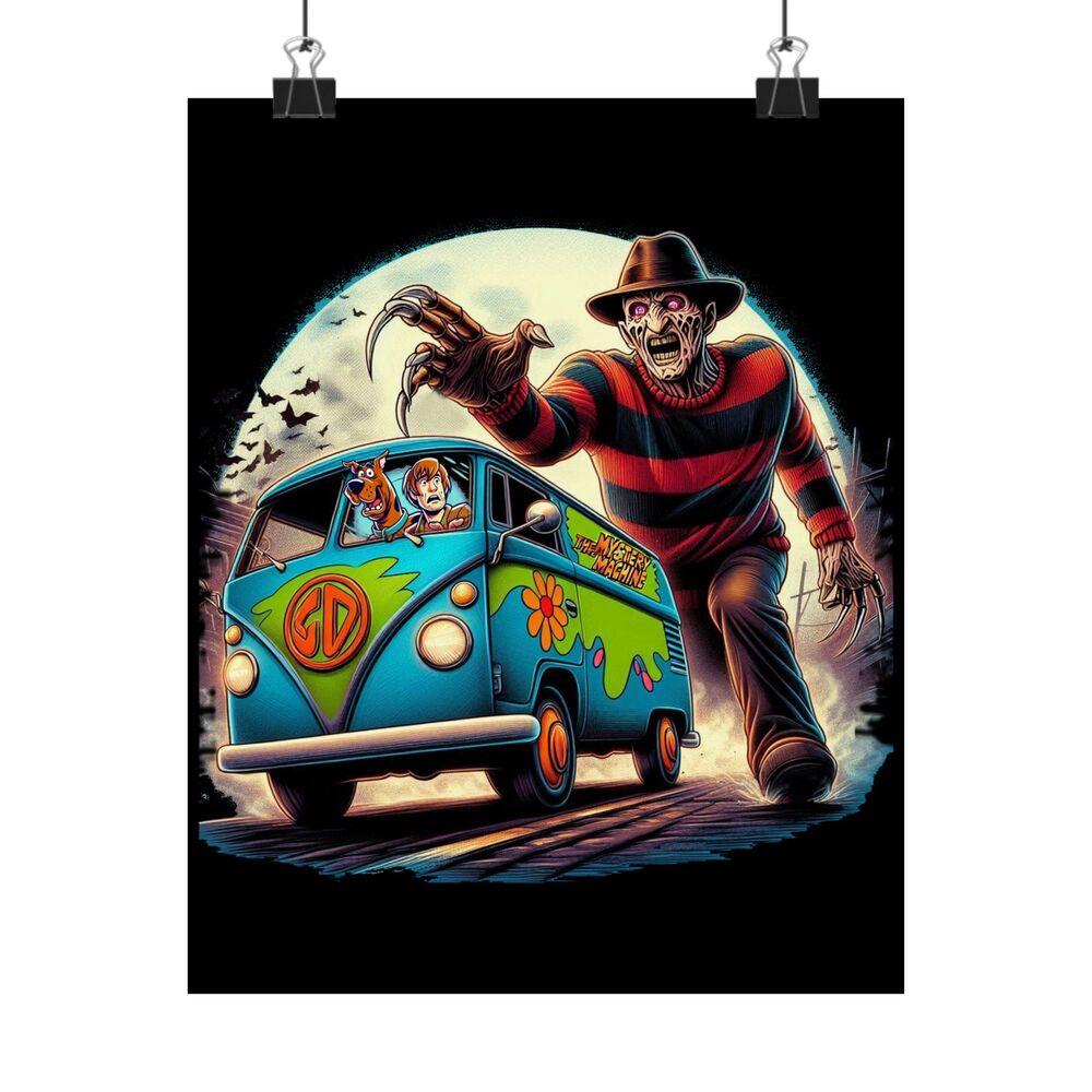 

Постер-мэшап «Фредди Крюгер встречает Скуби-Ду» – Кошмарная тайна раскрыта 2XL