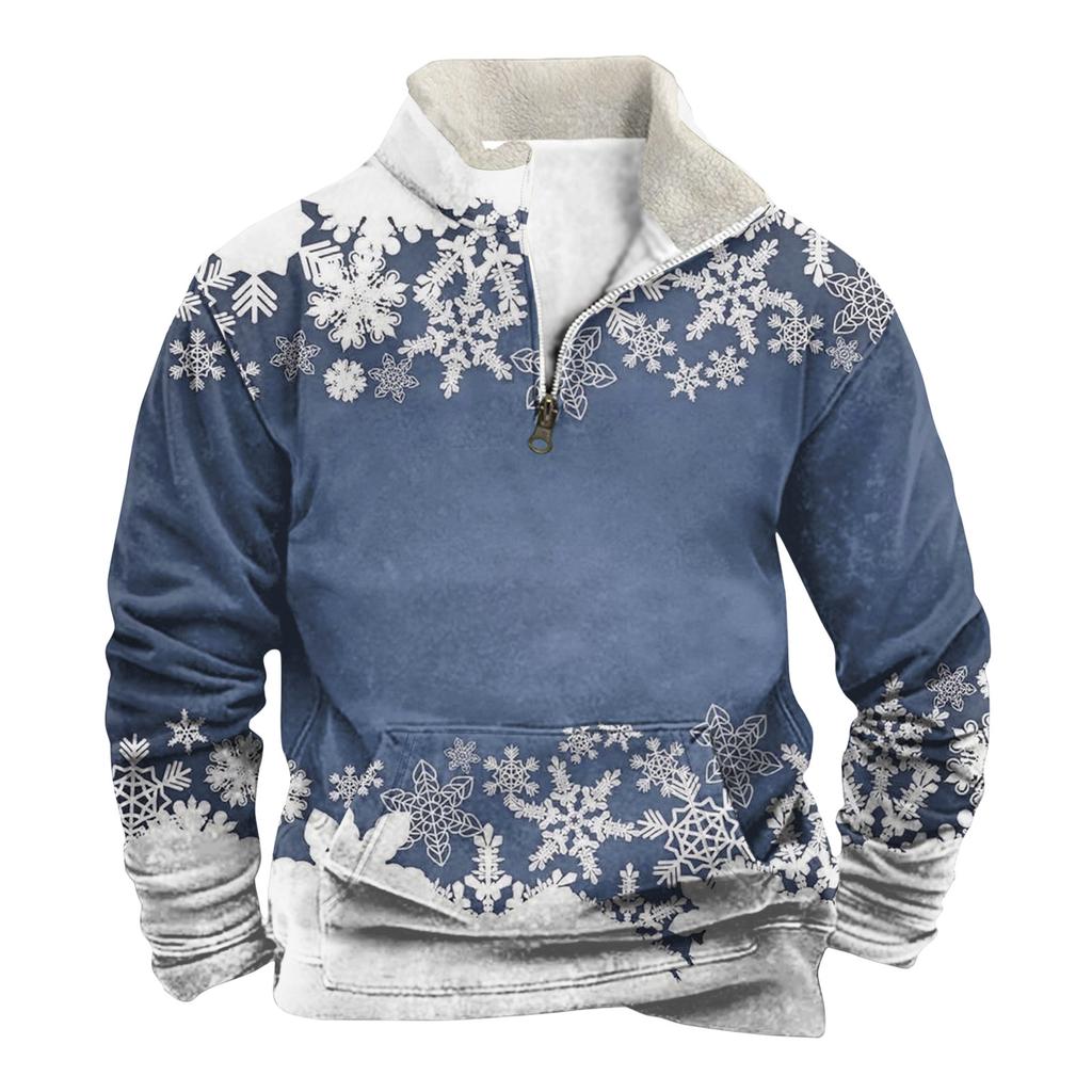 Vår Och Herr Ståkrage Sweatshirt Är Utomhus Casual Tröjor Toppar