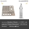 Big Ben All-Metal 3D DIY Model - Stainless Steel, Glue-Free Puzzle Toy