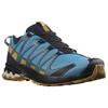 SALOMON XA Pro 3D V8 Mesh, Textile, Leather Abrasion Resistant Low top Running Shoes Men's Blue Black 414399
