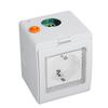 WLAN Smart Steckdose PC ABS IP55 Wasserdicht APP Fernbedienung Steckdose für Badezimmer Außenbereich