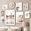Beige Landscape Lake Mountain Dandelion Wall Art Canvas Painting Nordic Posters And Prints Wall Pictures For Living Room Decor