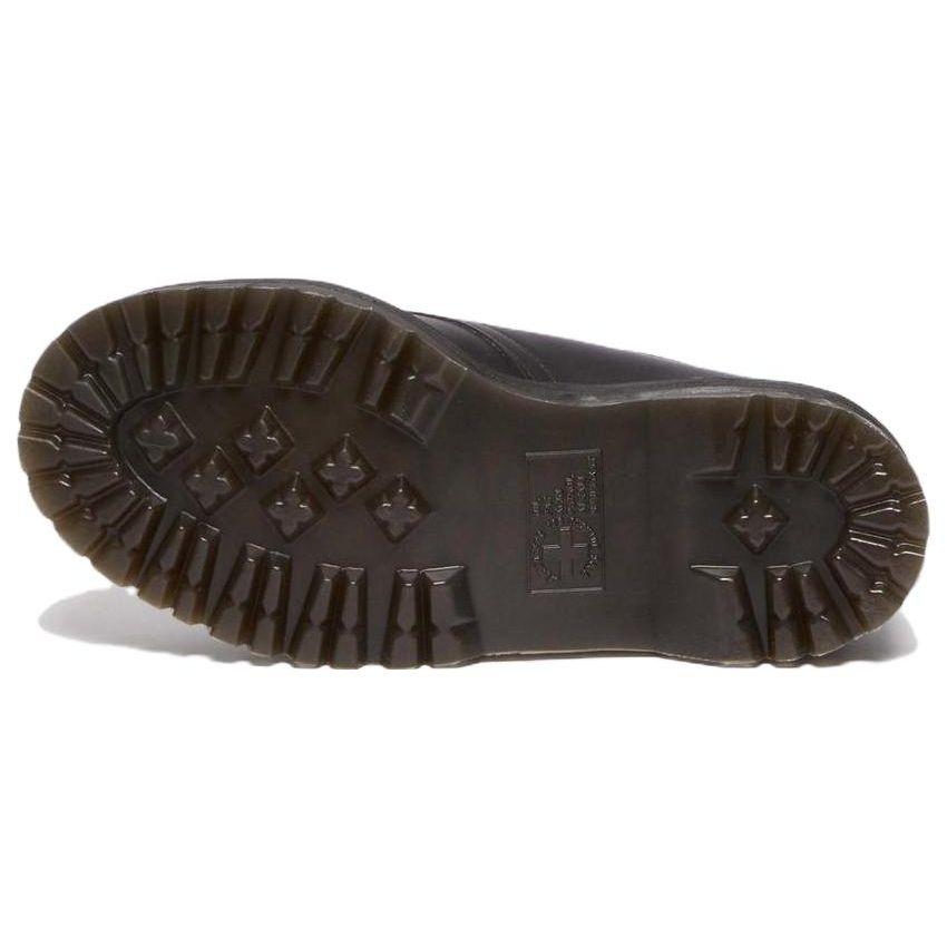 Dr. Martens Leather Comfortable Simple Casual Shoes 5cm Women Shoes Black 30604001