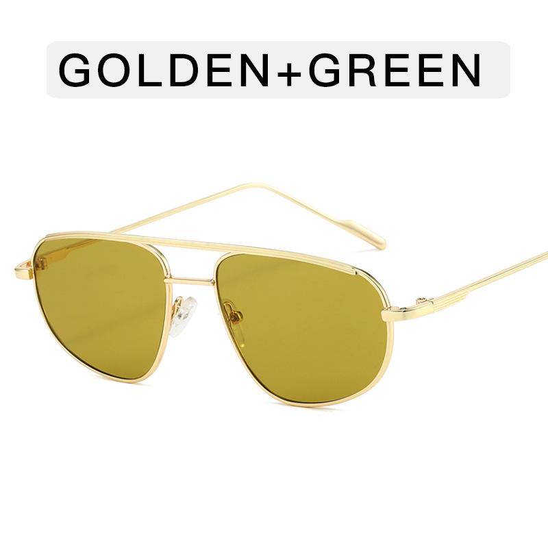Sunglasses Advanced Metal Sunglasses Fashion Oval Spectacles Luxury Designer Vintage Sun Spectacles UV 400 Protection Oculos De Sol