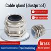 Star Cable Nickel-Plated Brass Waterproof IP68 Connector for Chemical & Mining Industries