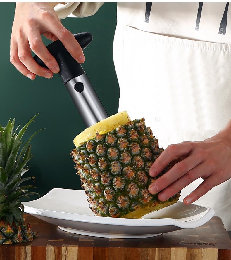 Stainless Steel Pineapple Slicer Peeler Fruit Corer Slicer Kitchen Easy Tool Pineapple Spiral Cutter Accessories