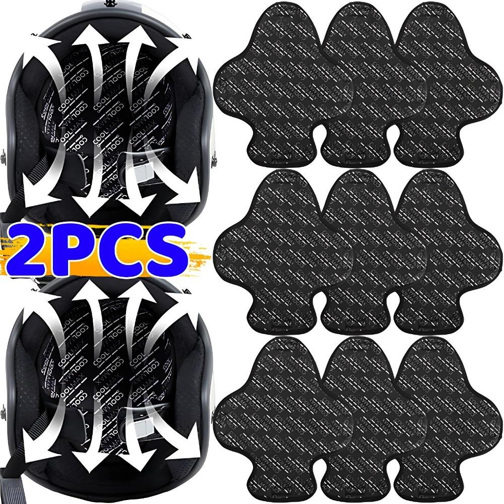 Almohadilla de relleno para casco de motocicleta transpirable, almohadilla de relleno para casco, almohadilla de aislamiento que absorbe el sudor y se seca rápidamente, accesorios