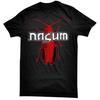 T-shirt nera con artwork della band Nasum Unisex manica corta S-5XL XA594