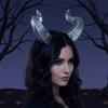 Gothic Ox Horn Headband Dark Style Halloween Headband Cow Horn Hair Hoop  Stage Performance