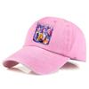 HUNTR/X Anime Girls Embroidered Baseball Cap, Vintage Washed Cotton Adjustable Dad Hat, Unisex Casual Sun Hat for Fans