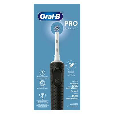 Escova de dentes - ORAL-B - Vitality Pro - Preta - Elétrica