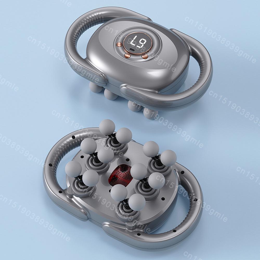 12/22-Head Fascia Gun Massage Massager Gun High-Frequency Vibration Neck Shoulder Leg Back Waist Body Muscle Masajeador Machine