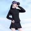 Stand-up Collar Sunscreen Clothes Women's Summer Thin 1011 New Yoga Waist Ice Silk Quick-drying Slim-fit UV-proof Jacket
