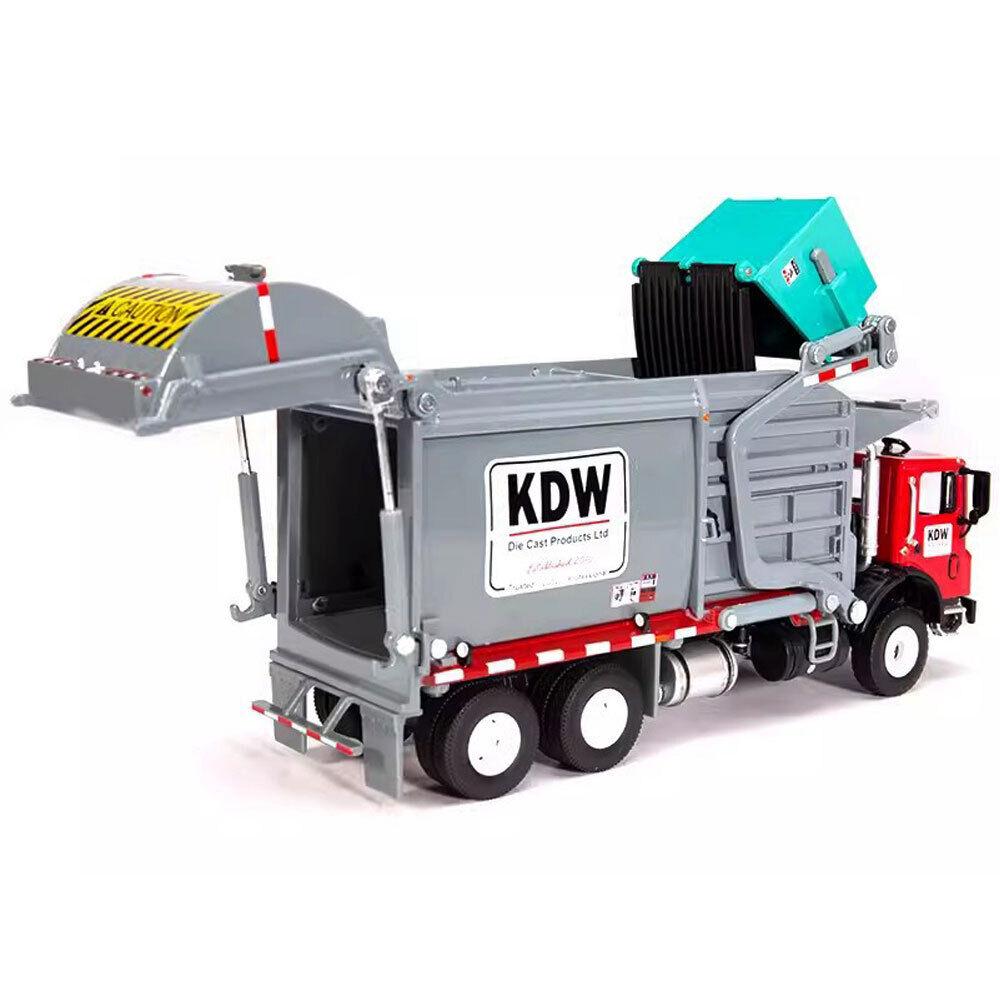 1/24 Scale Alloy Transporter Garbage Vehicle Truck Diecast Car Model Toys Gift