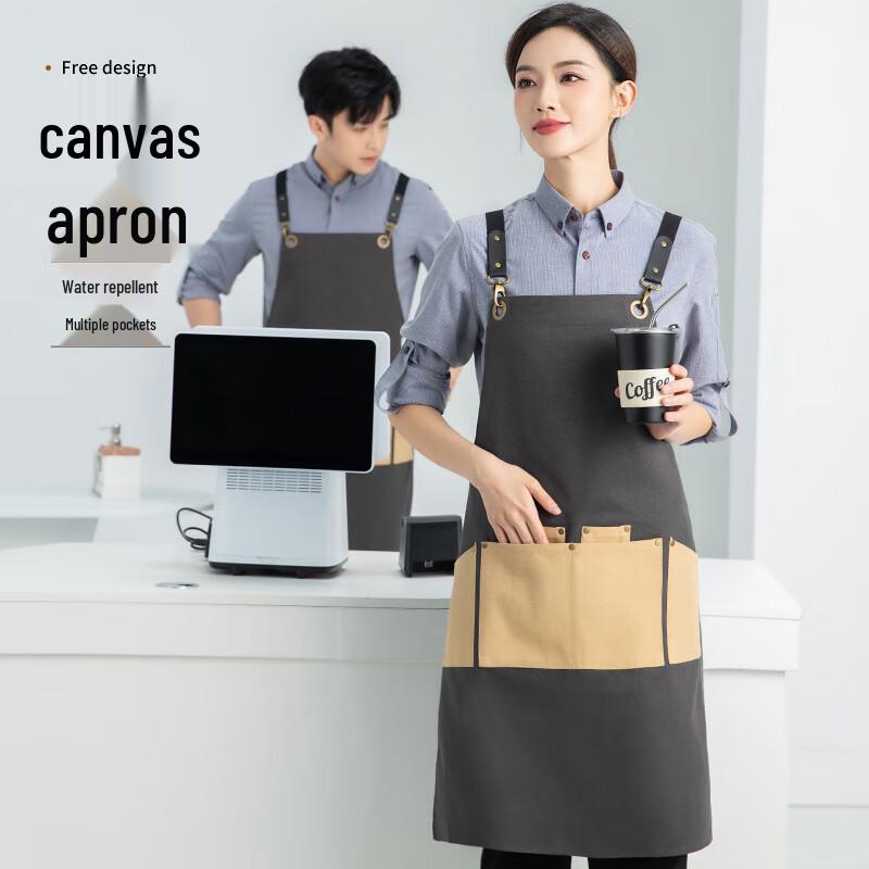 Qianyi Heavy-Duty Waterproof Canvas Apron