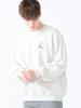 Beams Heart Takibi Bear Big Sweatshirt, Men's TOP_WHITE, Size S