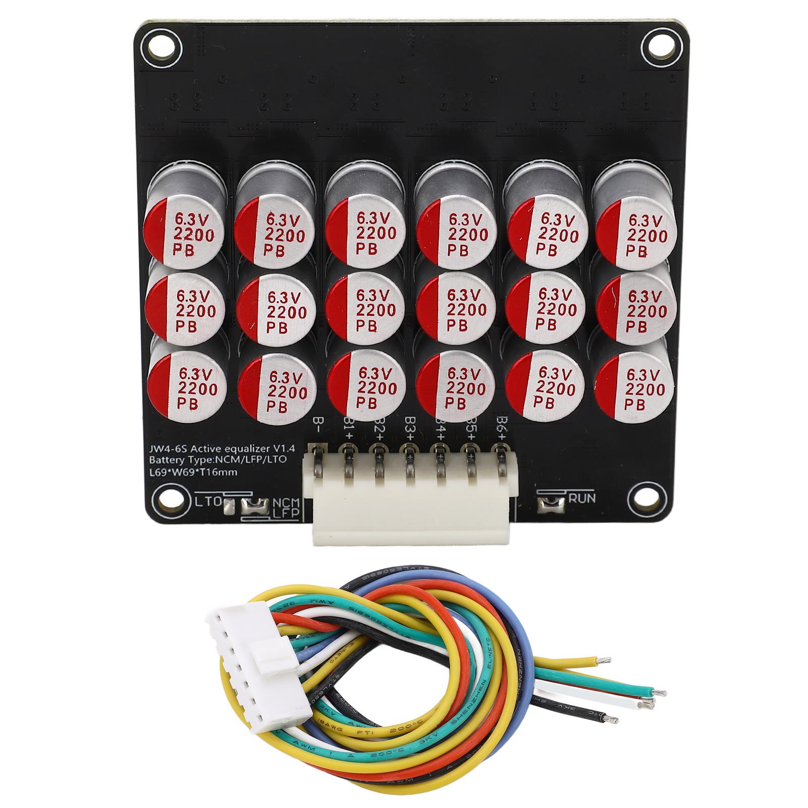 

Батарея Активний еквалайзер 6S 1,8 В–4,5 В Конденсатор Балансова плата Модуль балансування передачі енергії