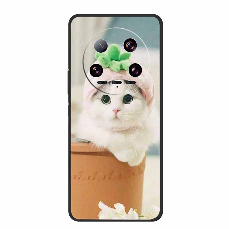 Für Xiaomi 14 Ultra Hülle Tiere TPU Silikon Weiche Rückabdeckung Handyhüllen für Xiaomi14 Ultra Schutz 24031PN0DC Coole Hülle