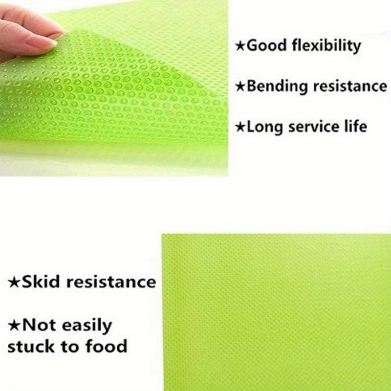 4PCS Refrigerator Pad Antibacterial Antifouling Mildew Moisture Absorption Pad Refrigerator Mat Pad