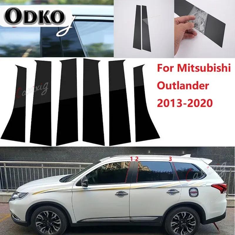 Car Accessories Door Window Trim Cover for Mitsubishi Outlander 2013-2017 2018    Pillar Posts Decoration Stickers