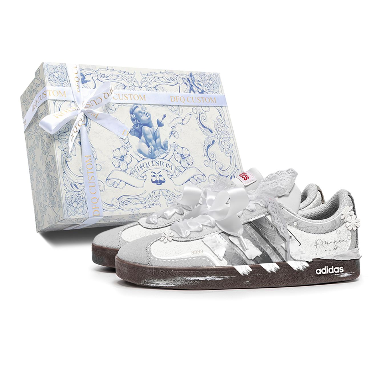 

Adidas Neo VL Court 2.0 Da Vinci, Box, Holiday Abrasion Resistant Abrasion Resistant Low top Skateboard Shoes Unisex HQ1802(TeamM-S-BOX) 35⅔