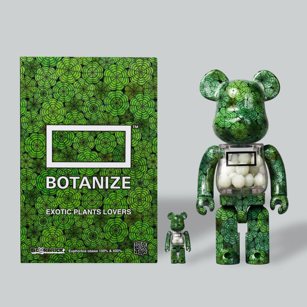 Medicom Toy x BOTANIZE Bearbrick Obesa Pattern [Limited Sale] 400% & 100%