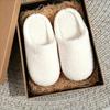 Pantofole in Cotone Taglie Forti per Donna e Uomo, Scarpe in Cotone Spesse e Leggere Antiscivolo, Pantofole Calde da Camera